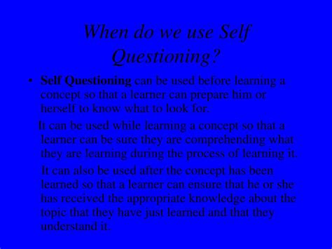 Image result for Self-Questioning