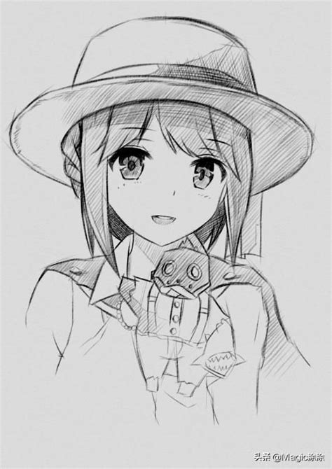 手绘动漫人物教程