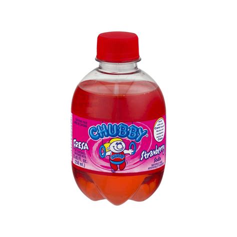 Chubby Soda Strawberry 24x250ml - Pacific Candy Wholesale
