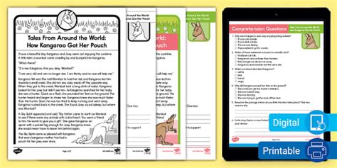 Tales From Around the World: How Kangaroo Got Her Pouch