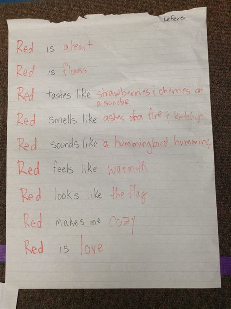 Image result for Color Poems. Examples