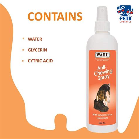 WAHL Training Product-Anti-Chew Spray (400 | Pet Grooming India