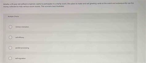 Solved: Amelia, a 25-year -old software engineer, wants to participate ...