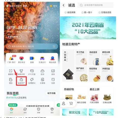 游云南·诚选平台上线10大名品-智慧景区电子票务系统