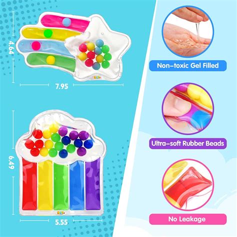 KLT 2 PCS Color Sorting Sensory Toys for Toddlers: Quiet India | Ubuy