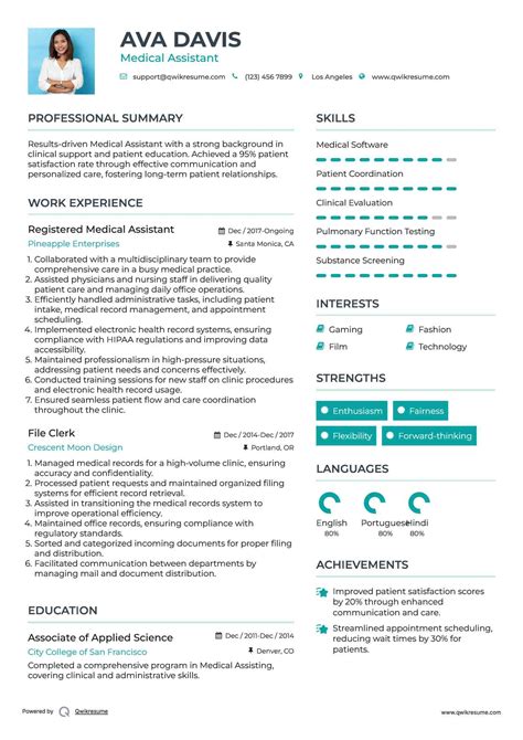 10+ Medical Assistant Resume Samples & Templates for 2025