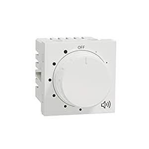 Buy Schneider Electric Unica Pure-Volume Control, White (Pack of 10 ...