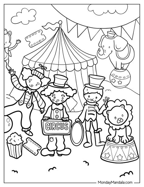 Circus Coloring Ideas