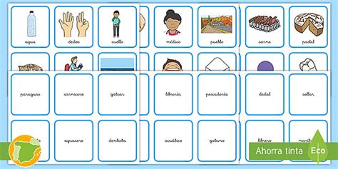 Tarjetas de emparejar: Palabras primitivas y derivadas