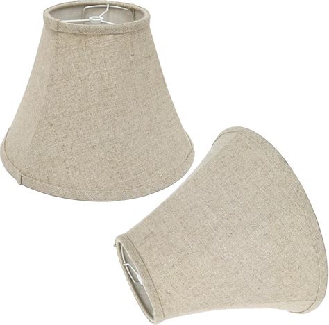 NUODITOS Wheat Color Lamp Shades Set Of 2 Replacement, Fabric ...