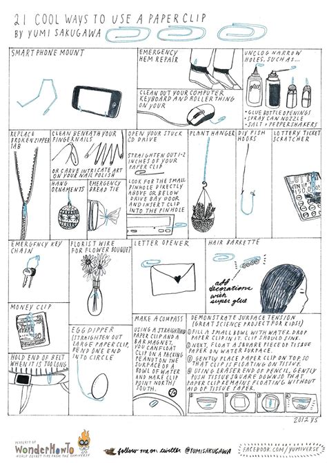 21 Cool Ways to Use a Paper Clip « The Secret Yumiverse :: WonderHowTo