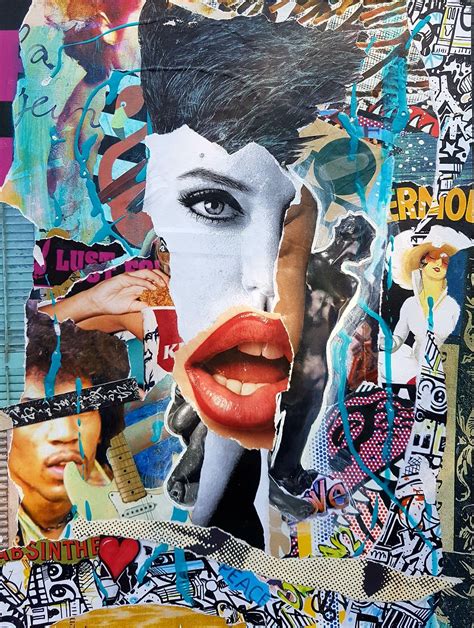Mixed media collage | Collage art projects, Collage art, Magazine collage