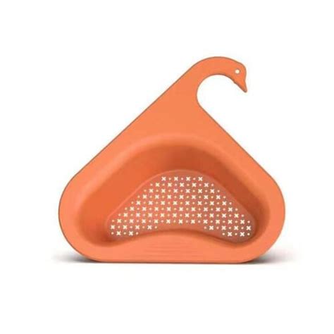 Buy Kitchen Sink Rack Strainer Basket Filter Swan-Shaped Drain fruit ...