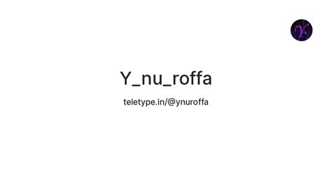 Y_nu_roffa — Teletype