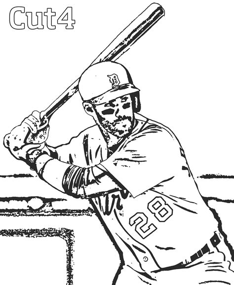 Baseball Field Coloring Page at GetColorings.com | Free printable ...