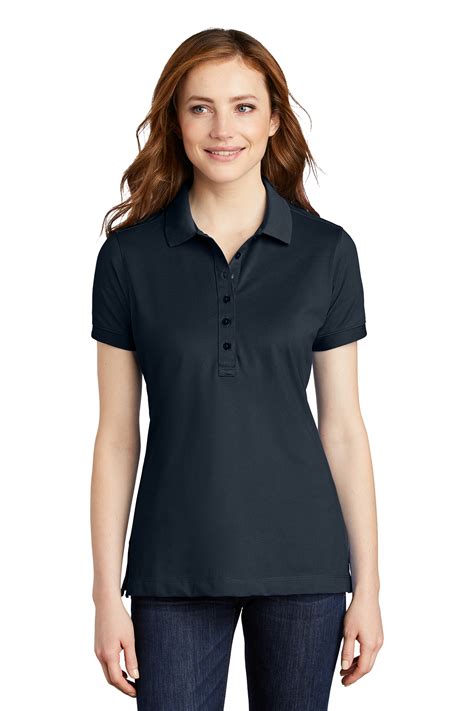 Port Authority Women's Stretch Pique Polo | Product | Port Authority