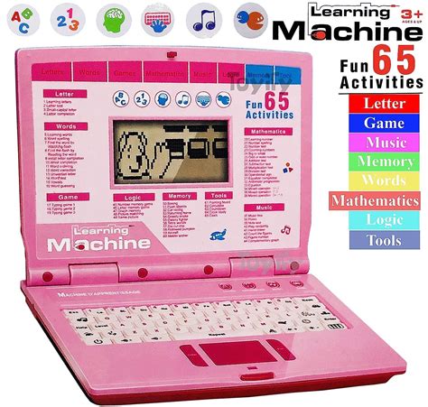 SHOWBIZZ Educational Laptop Computer Toy with Mouse for Kids Above 3 ...
