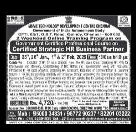 Central Footwear Training Institute - Skill Training Course