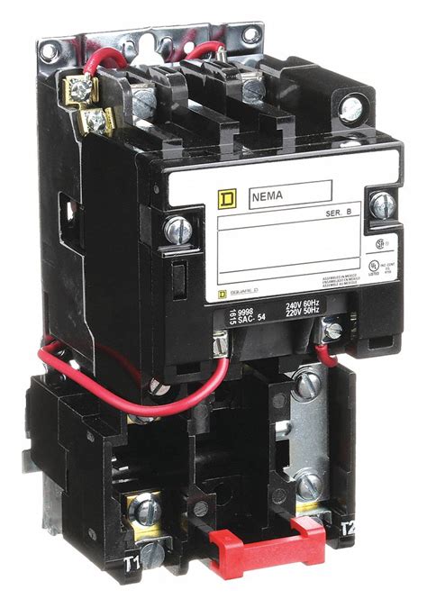 SQUARE D, Non-Reversing, 2 Poles, Magnetic Motor Starter - 2PWY9 ...