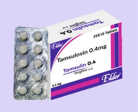 TAMSULIN 0.4 MG TABS 10'S ( Tamsulosin 0.4 MG ) by Elder – IshwarPharma