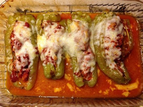 stuffed hot peppers with sausage