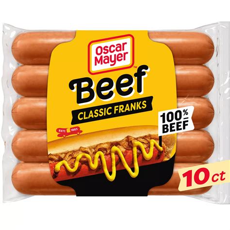 Oscar Mayer Classic Beef Hot Dogs - Shop Hot dogs at H-E-B