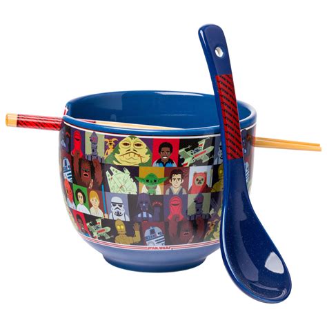 Snapklik.com : Silver Buffalo Star Wars Characters Ceramic Ramen Noodle ...
