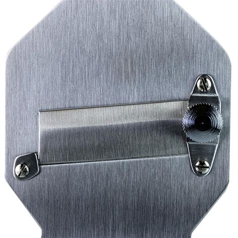 Alat pengiris truffle, logam, pisau halus, kepala persegi dengan gagang ...