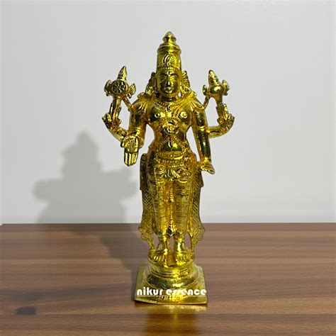 Swaminarayan Vishnu Bhagwan Panchaloha Statue – Murti of Bhagwan ...