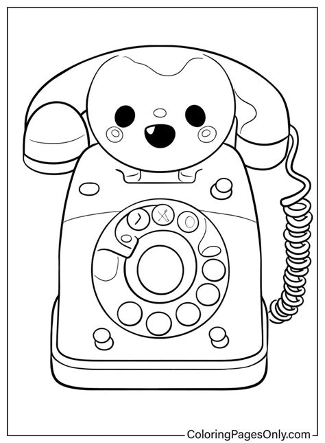 Phone Coloring Pages 的图像结果