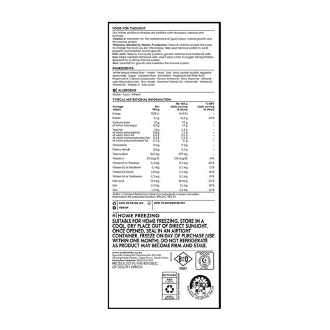 Wonder White Bread Food Label at Jordan Old blog