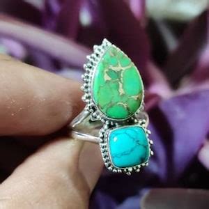 Buy Turquoise Ring 925 Silver Ring Unique Ring Trending Ring Vintage ...