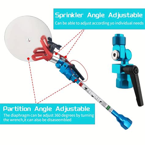 Farbspritzpistole ohne Luft mit 311&517 Düse, 20cm Verlängerungsstangen ...