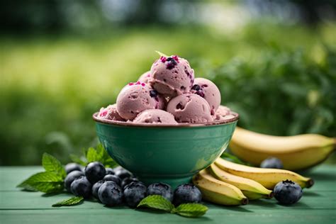 Blueberry Ice Cream Free Stock Photo - Public Domain Pictures