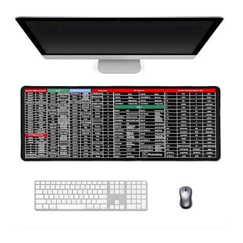 Hian Shortcut Key Desk Mat (80×30 cm) | Excel & MS Office Shortcut ...