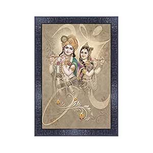 pnf Poster And Frames Radha Krishna Framed Wall Painting | For Living ...