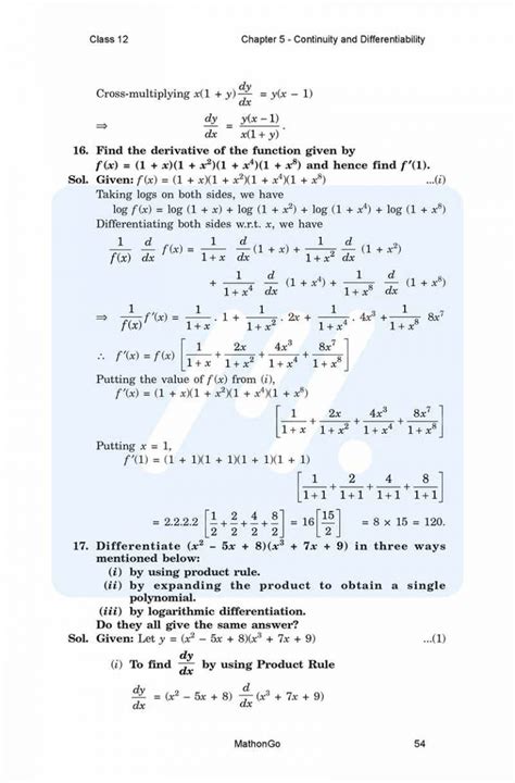 Class 12th Maths Ch 5 的图像结果