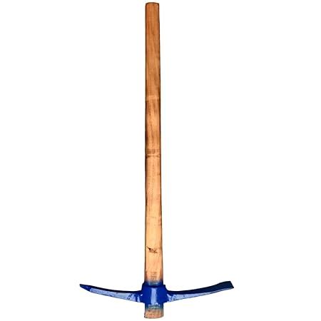 AGRONOVA Garden Pickaxe with 3ft Wooden Handle – Heavy Duty Chopping ...
