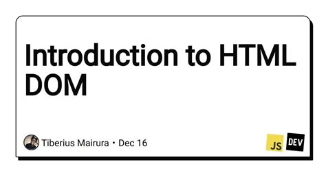 Image result for HTML DOM Tutorial