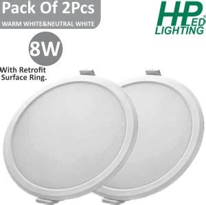 hp led lighting Trim Panel Light With Retrofit Surface Ring Multicolor ...
