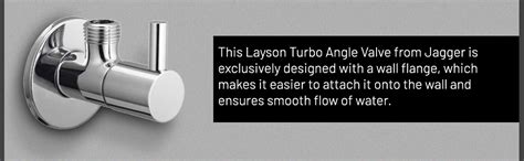 JAGGER Turbo Brass Disk Angle Cocke/Angle Valve for Bathroom with Free ...