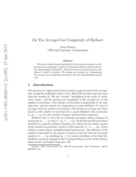 Shellsort Complexity 的图像结果