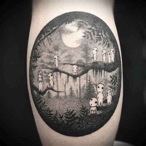 Princess Mononoke Kodama Tattoo
