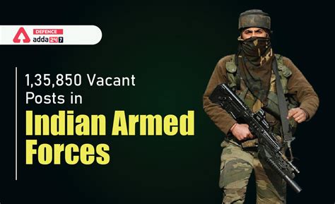 1,35,850 Vacant Posts in Indian Armed Forces