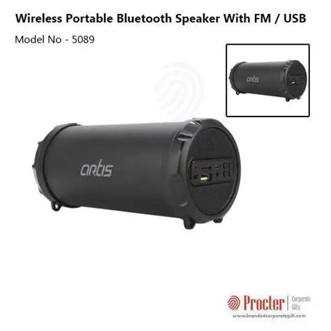 Artis BT54 WIRELESS PORTABLE BLUETOOTH SPEAKER WITH FM / USB / AUX IN ...