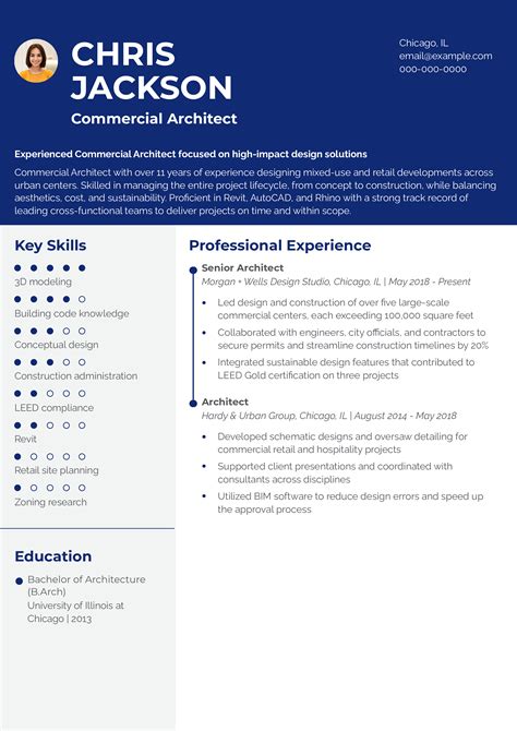 20 Architect Resume Examples and Templates for 2026 - Resume.org