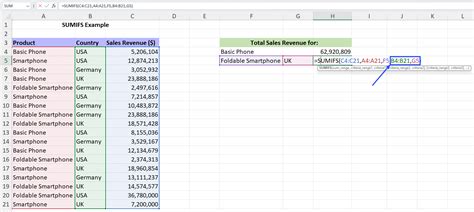 Image result for Excel Formulas SUMIFS Examples