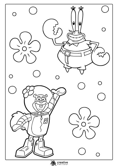 Spongebob Squarepants Coloring Pages Stick Puppet [2025]