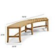 Marimont Dining Bench Natural | Frontgate