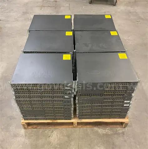 Pallet of [66] Cisco Catalyst 2960-X Switches (Untested) | GovDeals